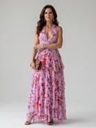 Νόρι | Φόρεμα Μαξι με Ρουαρισμένο Στήθος και Λουλούδια