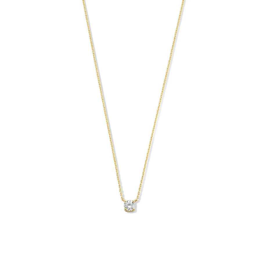 Κολιέ Cléa Πέτρα Moissanite | Χρυσός