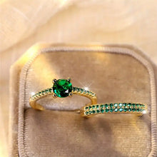 Σύνολο Δαχτυλιδιών Serena Esmeralda Celeste