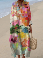 Vintage Flowers Art Print Dress