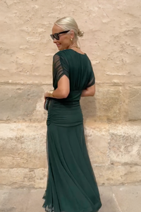 Valentina | Μακρύ Φόρεμα με V-ντεκολτέ