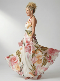 Amiel | Ελαφρύ Floral Maxi Φόρεμα