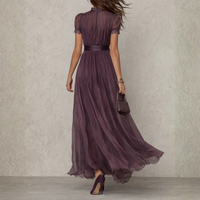 Vivienne | Maxi Φόρεμα από Σατέν με Δαντέλα
