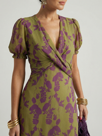 Virel | Χαλαρό Floral Midi Φόρεμα