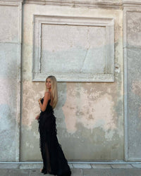 Zara - Φόρεμα Maxi με Ρίγες
