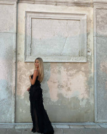 Zara - Φόρεμα Maxi με Ρίγες