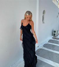 Zara - Φόρεμα Maxi με Ρίγες