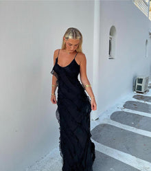 Zara - Φόρεμα Maxi με Ρίγες