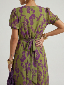 Virel | Χαλαρό Floral Midi Φόρεμα