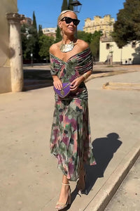 Valentina | Μακρύ Φόρεμα με V-ντεκολτέ