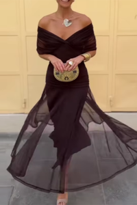 Valentina | Μακρύ Φόρεμα με V-ντεκολτέ