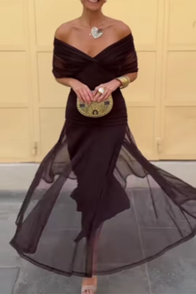 Valentina | Μακρύ Φόρεμα με V-ντεκολτέ