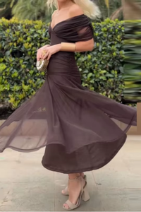 Valentina | Μακρύ Φόρεμα με V-ντεκολτέ