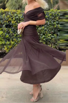 Valentina | Μακρύ Φόρεμα με V-ντεκολτέ