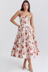 Luce - Σατέν Τούλι Μίντι Φόρεμα