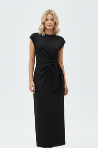Scarlette – Φόρεμα Bodycon με Ρίγες και Ζώνη στη Μέση