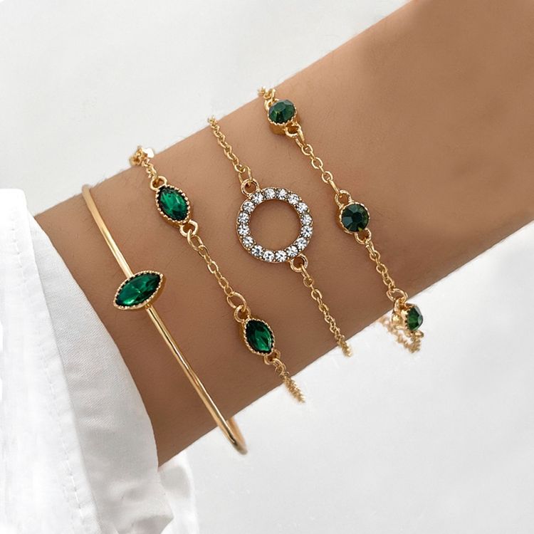 Σύνολο Χρυσών Βραχιολιών Ουράνιο