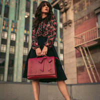 Bernadette – Τσάντα Χειρός Satchel με Φιόγκο