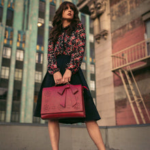 Bernadette – Τσάντα Χειρός Satchel με Φιόγκο