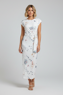 Scarlette – Φόρεμα Bodycon με Ρίγες και Ζώνη στη Μέση