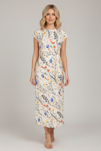 Scarlette – Φόρεμα Bodycon με Ρίγες και Ζώνη στη Μέση