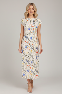 Scarlette – Φόρεμα Bodycon με Ρίγες και Ζώνη στη Μέση