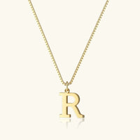 Χρυσό Κολιέ με Αρχικό Γράμμα