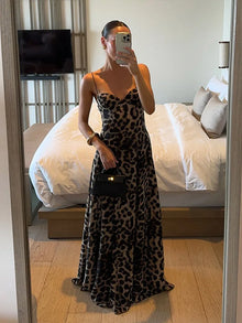 Αντονέλα - Φόρεμα Μαξι Λεοπάρ