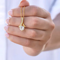 Κολιέ vintage σε χρυσό με ζιργκόν