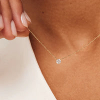 Κολιέ Cléa Πέτρα Moissanite | Χρυσός