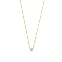 Κολιέ Cléa Πέτρα Moissanite | Χρυσός