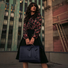 Bernadette – Τσάντα Χειρός Satchel με Φιόγκο