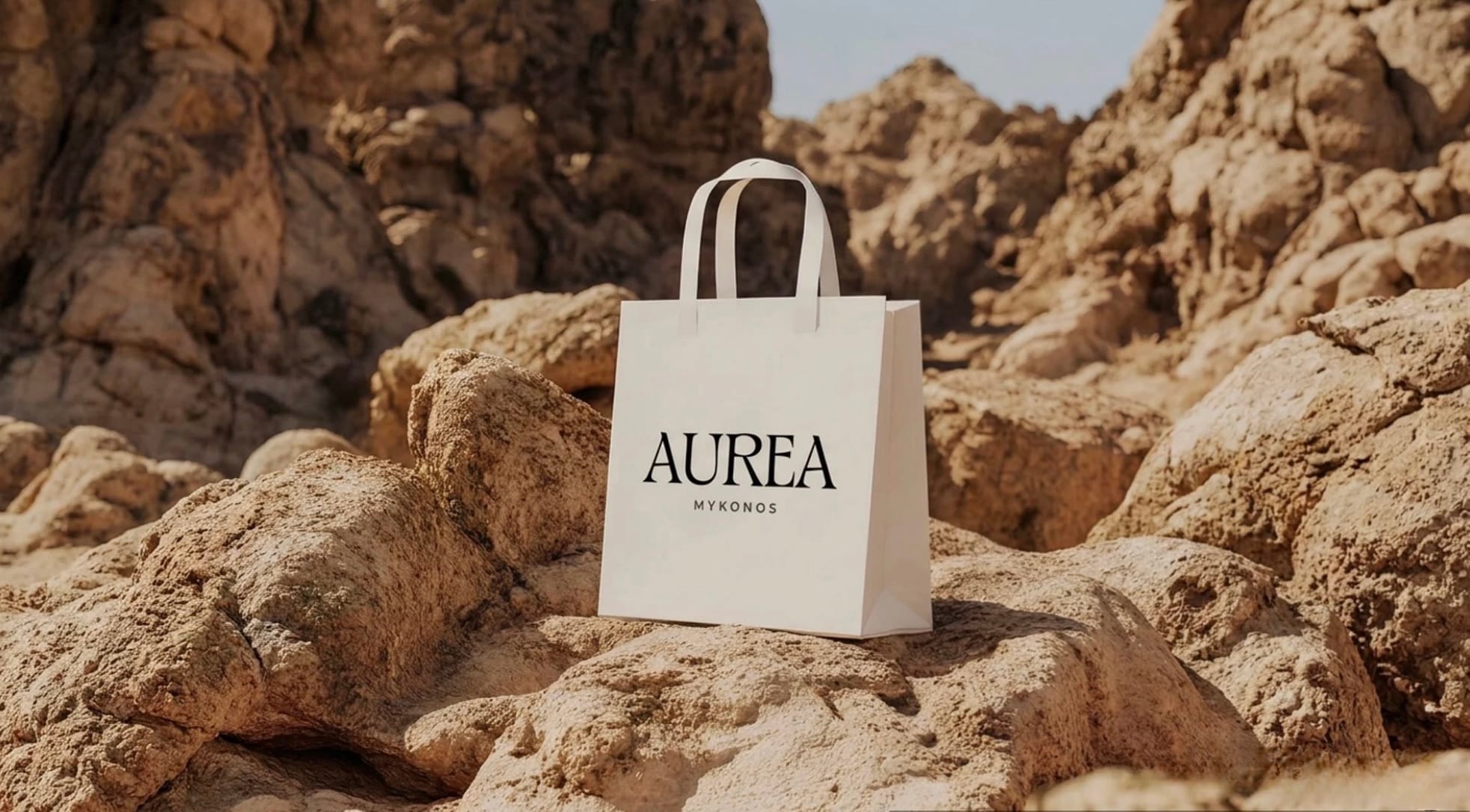 AUREA Mykonos shopping bag